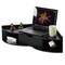 Heart Shaped Wall Mounted Corner Desk With Drawer And Two Shelves 33"X23.5"